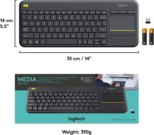 Logitech k400 plus - logitech, tv